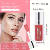 Hydrating Lip Glow Oil, Moisturizing Transparent Plumping Lip Gloss, Tinted for Lip Care and Dry Lip,Ideal Gift For Mother's Day