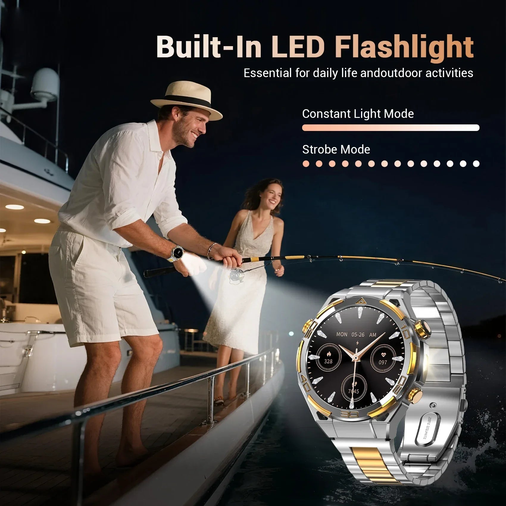 Blackview W90 Pro Smartwatch 1.43" AMOLED Display Up to 20 Days Battery Life, Blood Oxygen,Bluetooth Calling,Heart Rate Monitor - Wear444