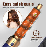 5-in-1 Hairstyling Tool is a revolutionary hair styling machine that combines the power of a hair dryer, straightener, curler,vo