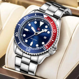 2025 new men's quartz watch fashion classic business men's watch quartz watch men's luminous calendar steel belt watch student