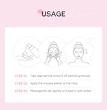 Japan Sakura Cleansing Mousse 100ml Deep Clean Moisturizing Foam Face Wash For All Skin Types Whitening  Beauty Bubble Skincare