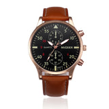 Top Brand Luxury Men's Watches Casual Leather Belt Analog Quartz Wrist Watches for Men Fashion Sports Male Clock Reloj Hombre
