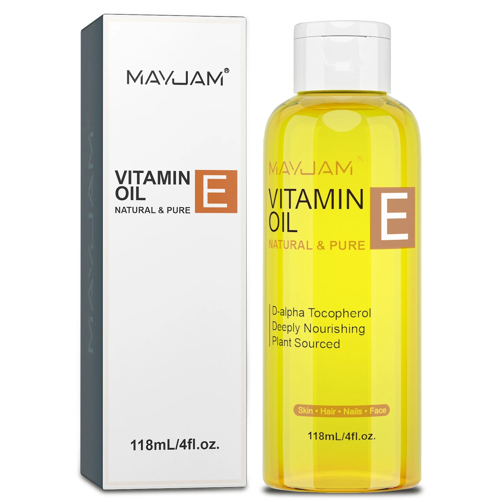118ml/236ml Vitamin E Jojoba Sunflower Seed Oil for Skin Care Face Care Hair Care Essential Oil Moisturizing Nourishing