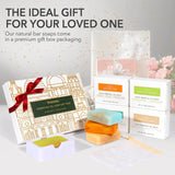 4 Packs Of Natural Plant Essential Oil Soap, Mint Soap, Eucalyptus Soap, Moisturizing Cleansing Soap - Shower Body Soap Gift Box