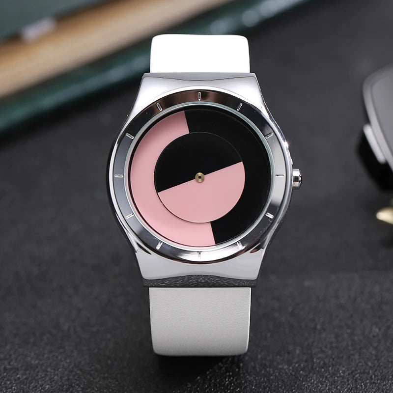 Creative Quartz Watches Men Top FASHION Brand Casual Stainless steel Mesh Band Unisex Watch Clock Male female Gentleman gift