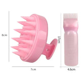 1-4pcs Hair Oil Dispenser Bottle Root Comb Applicator Dispenser For Hair Oil Reusable Scalp Massager Shampoo Brush Dye Hair Tool