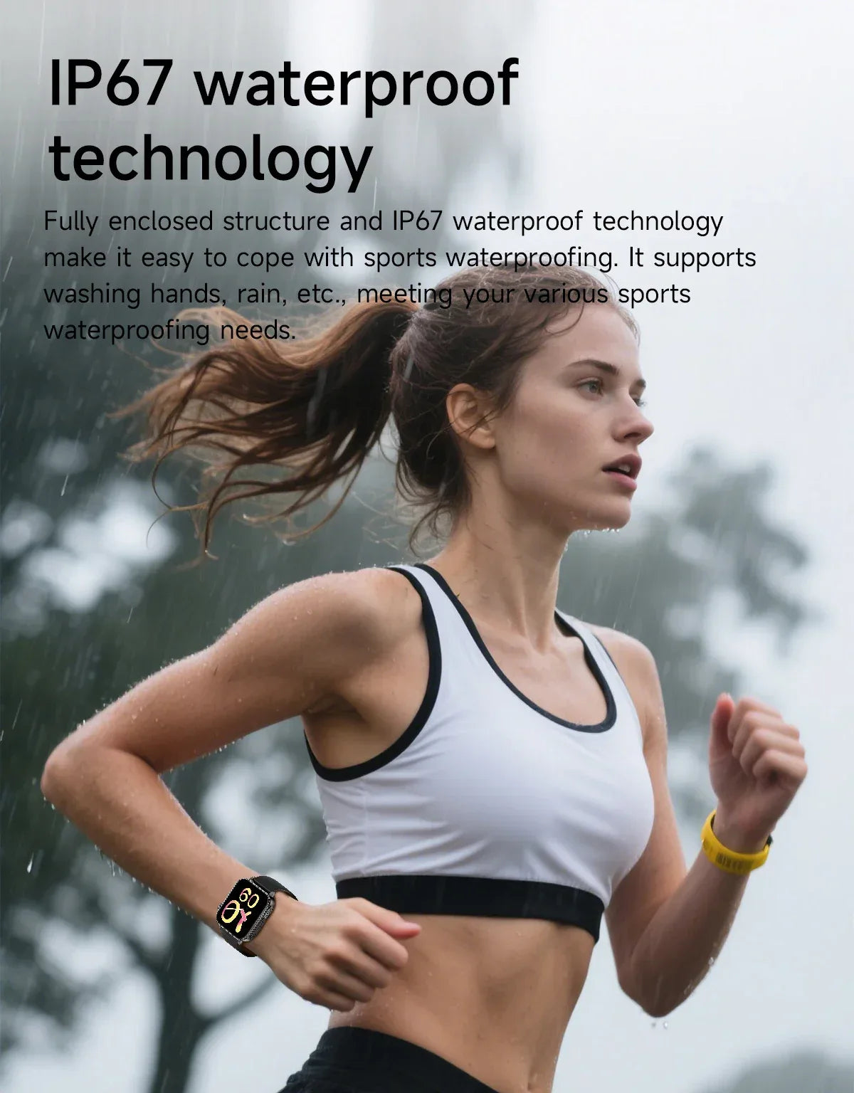 COLMI P80 Type-c Smartwatch Men Women Health Manager Bluetooth Call IP67 Waterproof Flashlight Smart Watch For Xiaomi iOS Phone - Wear444