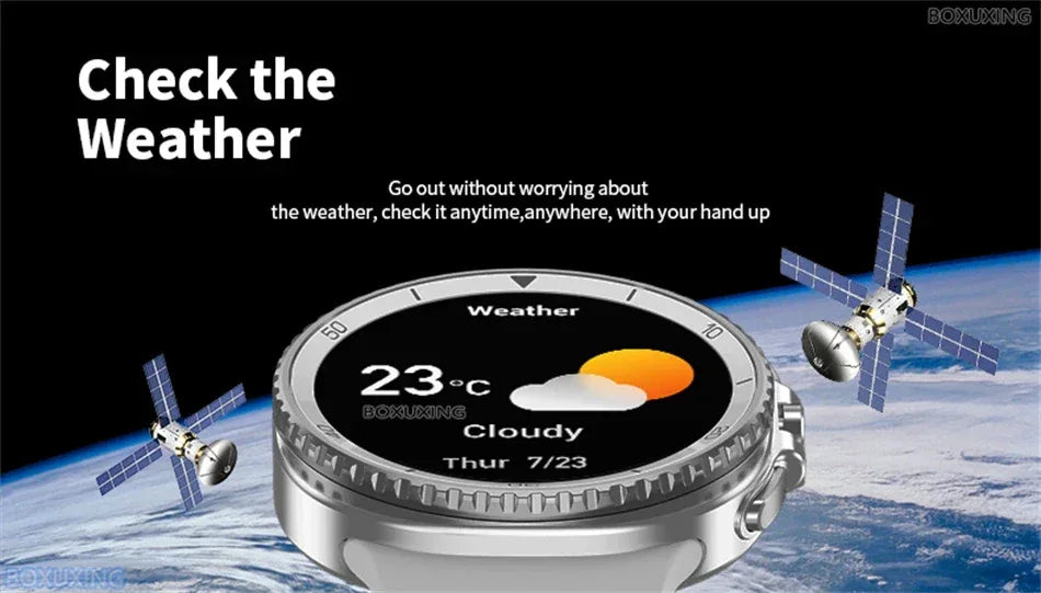 2025New Watch 8 Classic Smart Watch Men AMOLED Screen Bluetooth Call GPS Track Heart Rate IP68 Waterproof Smartwatch For Samsung - Wear444