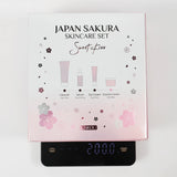 4pcs sakura skincare set mild non-irritating nourishing moisturizing cleanser serum eye cream face cream set
