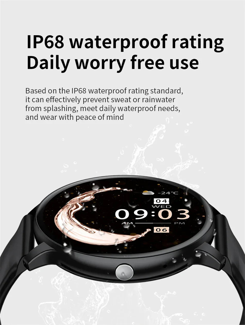 2025 New Smart Watch Women Men Bluetooth Call Sports Fitness Watches Heart Rate Health Monitor Smartwatch Ladies For Android iOS - Wear444