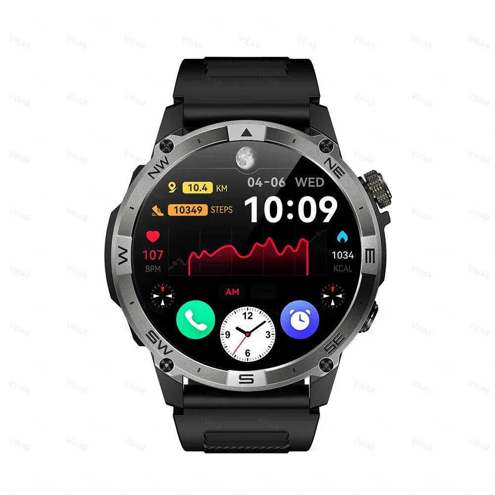 2025 NEW T-Rex Ultra GPS Smart Watch 5 ATM Waterproof Built-in Dual-band GNSS Compass Military Sport Smartwatch Men 2025 New - Wear444