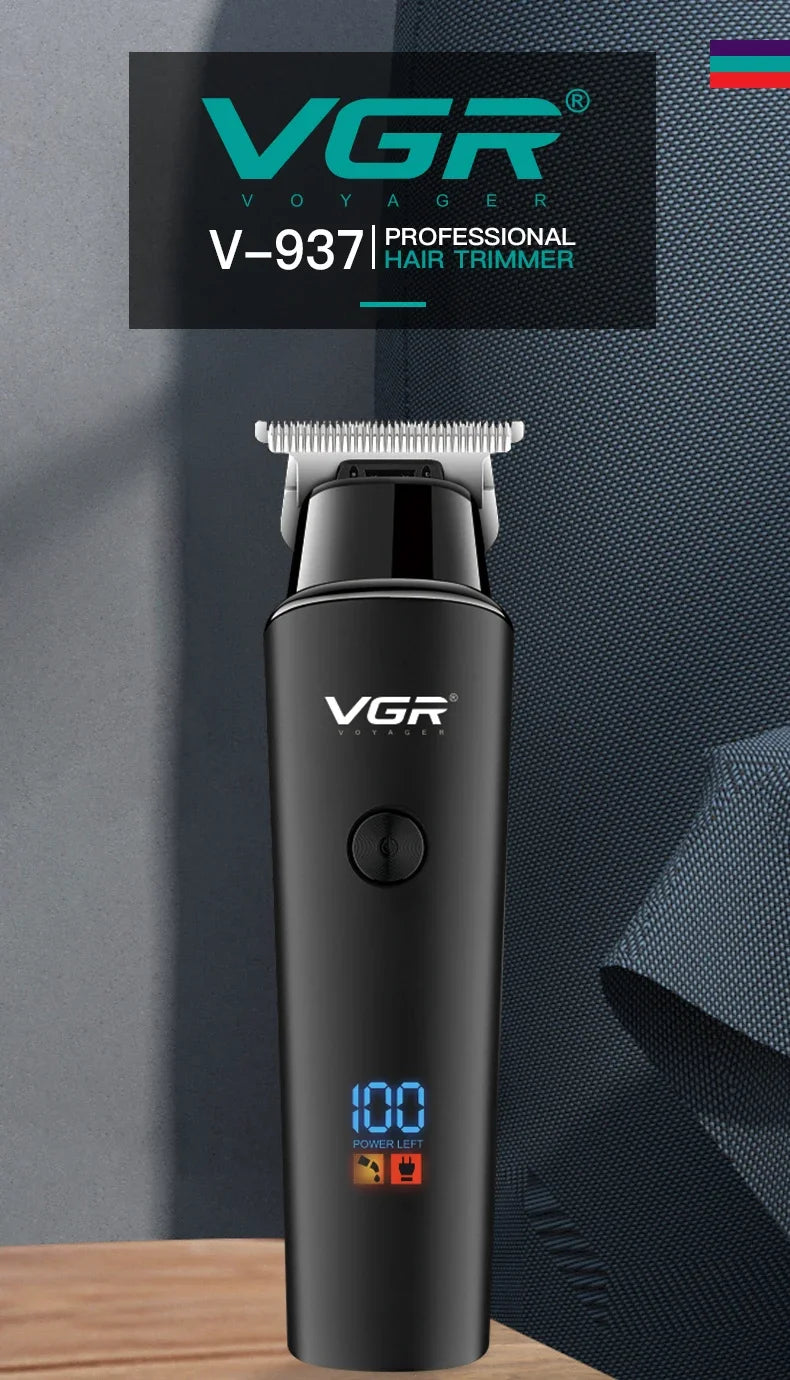 VGR Hair Cutting Machine Electric Hair Clipper Professional Beard Hair Trimmer Face Haircut Mustache Barber Trimer For Men V-937