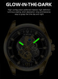 LIGE Fashion Quartz Watches For Men Gold Skeleton Retro Men Watch Top Brand Luxury Sport Waterproof Watch Men Relogios Masculino