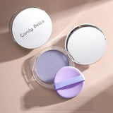 1PC Candy Bella Violet Cream To Powder Skin-friendly Skin Natural Face Long Lasting Oil-controlling Contouring Powder Cosmetics