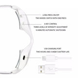 3D EMS Eye Massager Eyes Relax Fatigue Relief Lighten Dark Circles Smooth Micro-Current Heating Eye Fine Line Beauty Eye Care