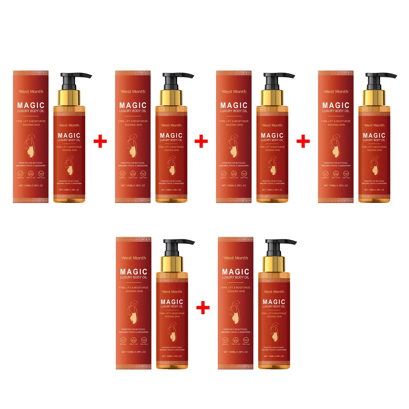 Magic Luxury Body Oil For Glowing Skin Dry Rough Soothing Moisturizing Serum Spa Relaxing Muscles Massage Aromatic Essential Oil