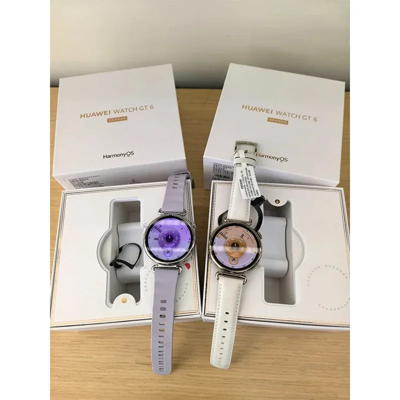 2025 New HUAWEI WATCH GT 6 Global Version Smartwatch Features AMOLED Screen 41mm/46mm Compatibility iOS and Android Supports NFC - Wear444