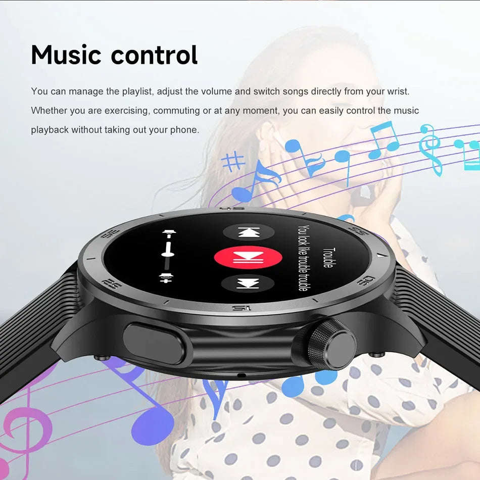 2025 New OPPO X2 Smart Watch Men's GPS Sports IP68 Waterproof Compass Heart Rate Blood Oxygen Bluetooth Call Smartwatches IOS - Wear444