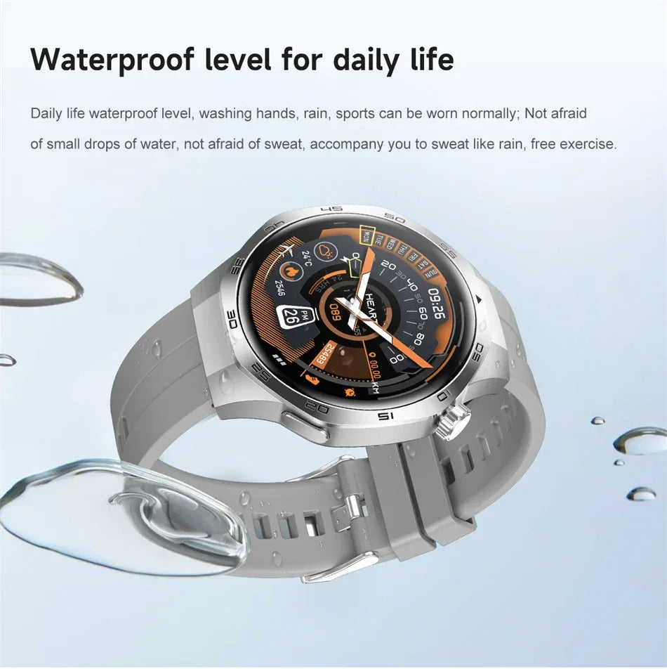 New Watch 5 Pro Smart Watch HD AMOLED Screen GPS Tracker Bluetooth Call Health Monitoring Waterproof Sports SmartWatch Men Women - Wear444