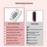 Electric Hair Care Comb Micro Current Massage Comb Hair Conditioner LED Colored Light Radio Frequency Hot Compress Scalp Care
