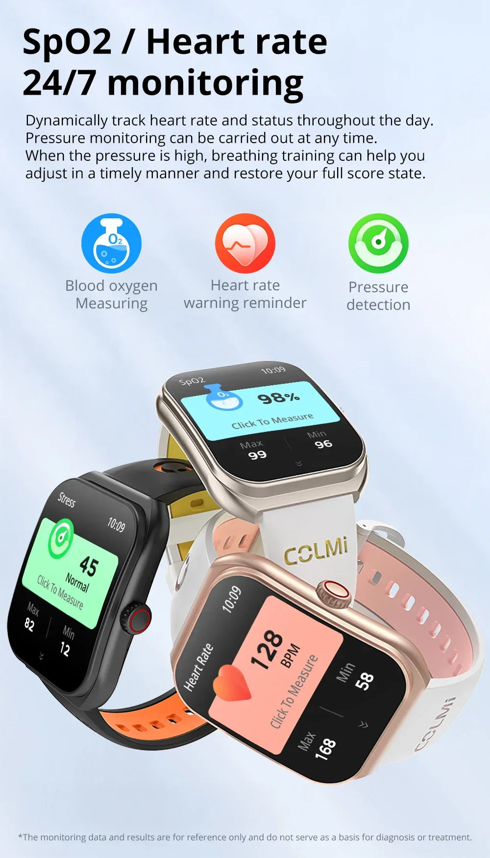 COLMI P86 1.93" AMOLED Smartwatch Men Health Manager Bluetooth Call IP68 Waterproof Smart Watch Women For Xiaomi iOS Phone - Wear444