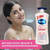 Vaseline Healthy Bright Daily Brightening Daily Moisturizer for Glowing Skin Vitamin B3 Body Lotion in 2 Weeks Lightweight 725ml