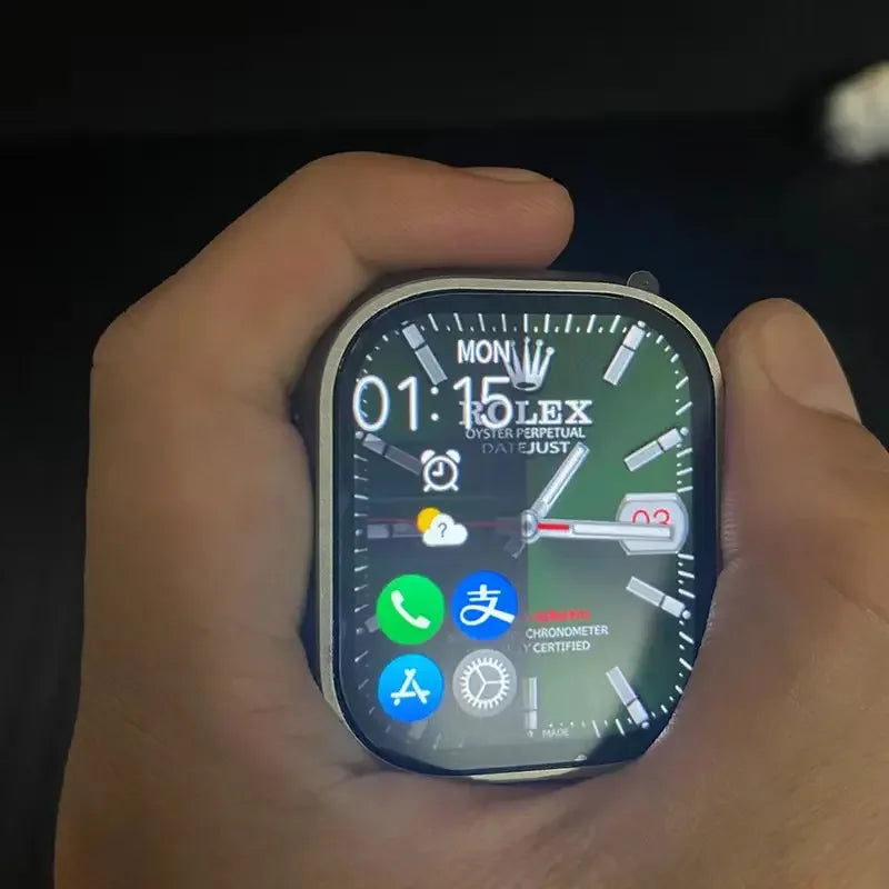 2025 Newest Smart Watch H14 Ultra Plus Hello Watch 3 Series Amoled Screen 49mm Heart Rate Music Sport Mode Smartwatch Men Women - Wear444