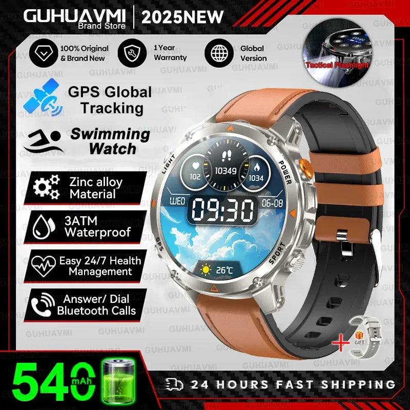 2025 New Women's Fashion Sports Smart Watch Built in GPS 3ATM Waterproof Bluetooth Call Health Monitoring Smartwatches For Women - Wear444