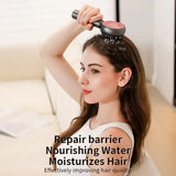 Electric Hair Regrowth Brush with Vibration Acupoint Scalp Massage Anti-Hair Loss Exercise Machine Hair Oil Liquid Applicator