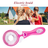 DIY Braiding Hairstyle Tool Electric Automatic Hair Braider Twist Braider Machine Weave Roller Hairstyle Machine Set Child Gift