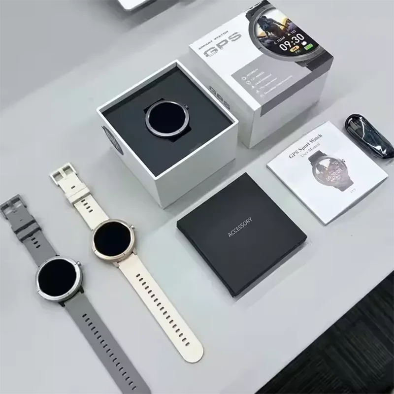 2026 GPS Smartwatch AMOLED 1.32" Military Watch Call 5ATM Waterproof 170 Sport Modes Smart Watch with Compass Barometer Altitude - Wear444