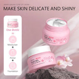 Sakura Lazy Cream Lightening Nourishing Brightening Skin Tone Natural Makeup Moisturzing Facial Cream