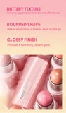 Page Vine Buttery Bliss Glow Blush Stick Bronzer Rouge 2-in-1 Natural Nude Shimmer Blusher Cream Brighten Flush Hydrated Makeup