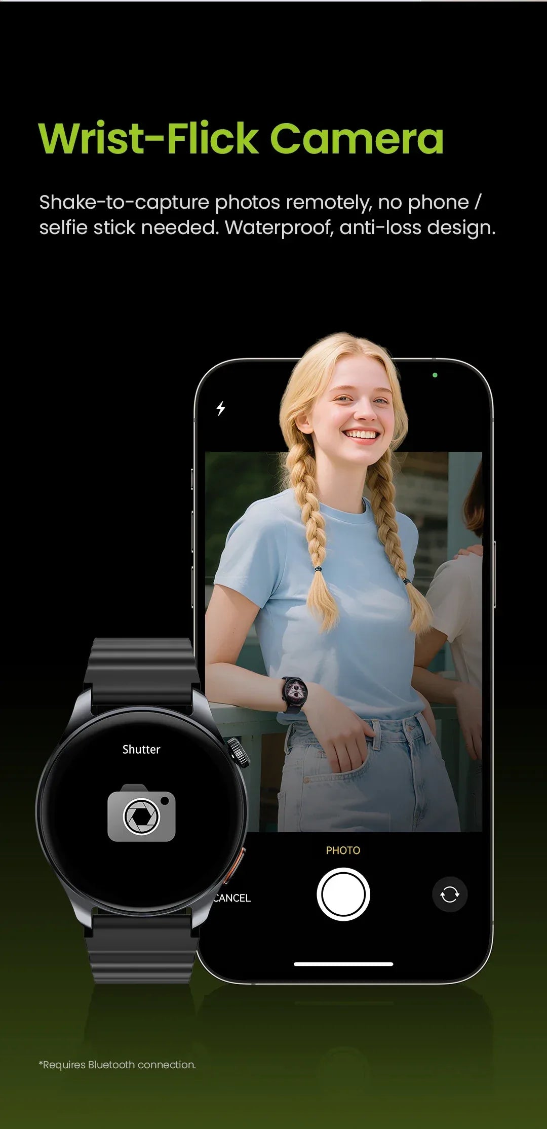 HAYLOU Watch 4S GPS Smartwatch 1.43” HD AMOLED Display 5 Satellite GPS Positioning 120+ Workout Modes Sport Fitness Smart Watch - Wear444