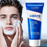SADOER Men's Skin Care Sets Moisturizing Face Cream Facial Mask Lip Balm Sunscreen Facial Cleanser Eye Cream Men Skin Care Kit