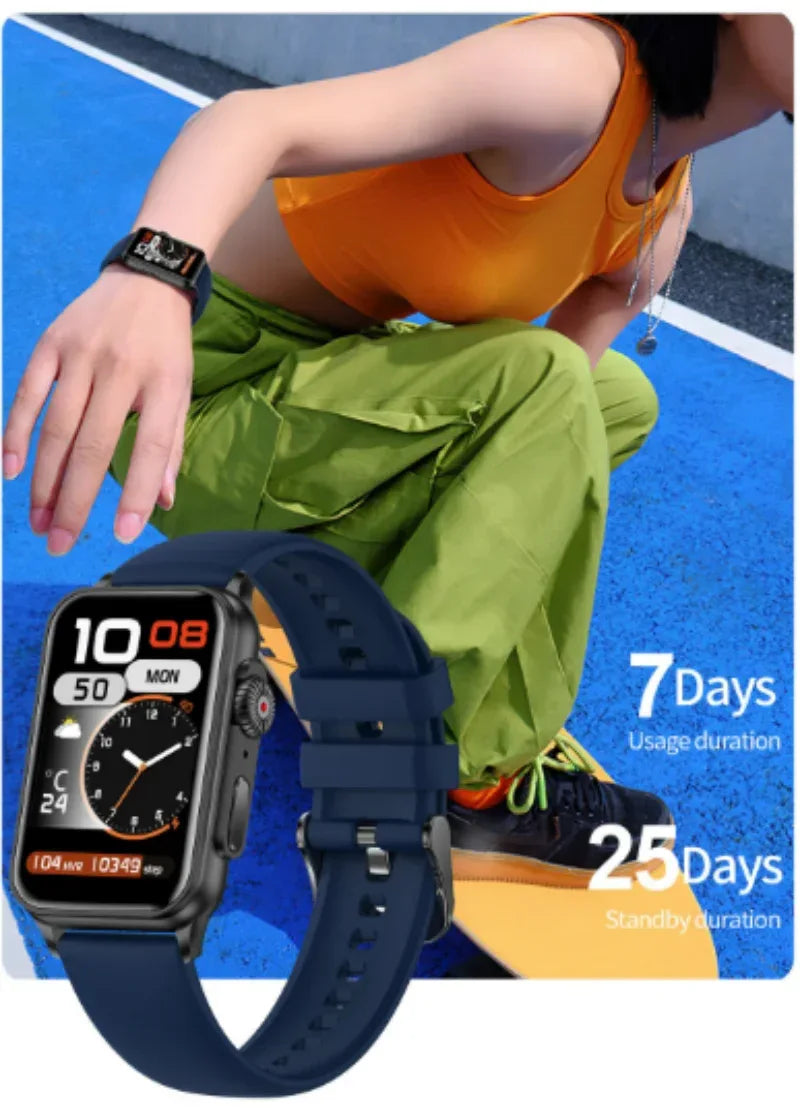 H23 Smart Watch Women 1.57 Inch HD Screen Zinc Alloy Shell Mirror Glass 200+Wallpaper Bluetooth Calls Sports Fashion Smartband - Wear444