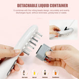 Electric Hair Care Comb Micro Current Massage Comb Hair Conditioner LED Colored Light Radio Frequency Hot Compress Scalp Care