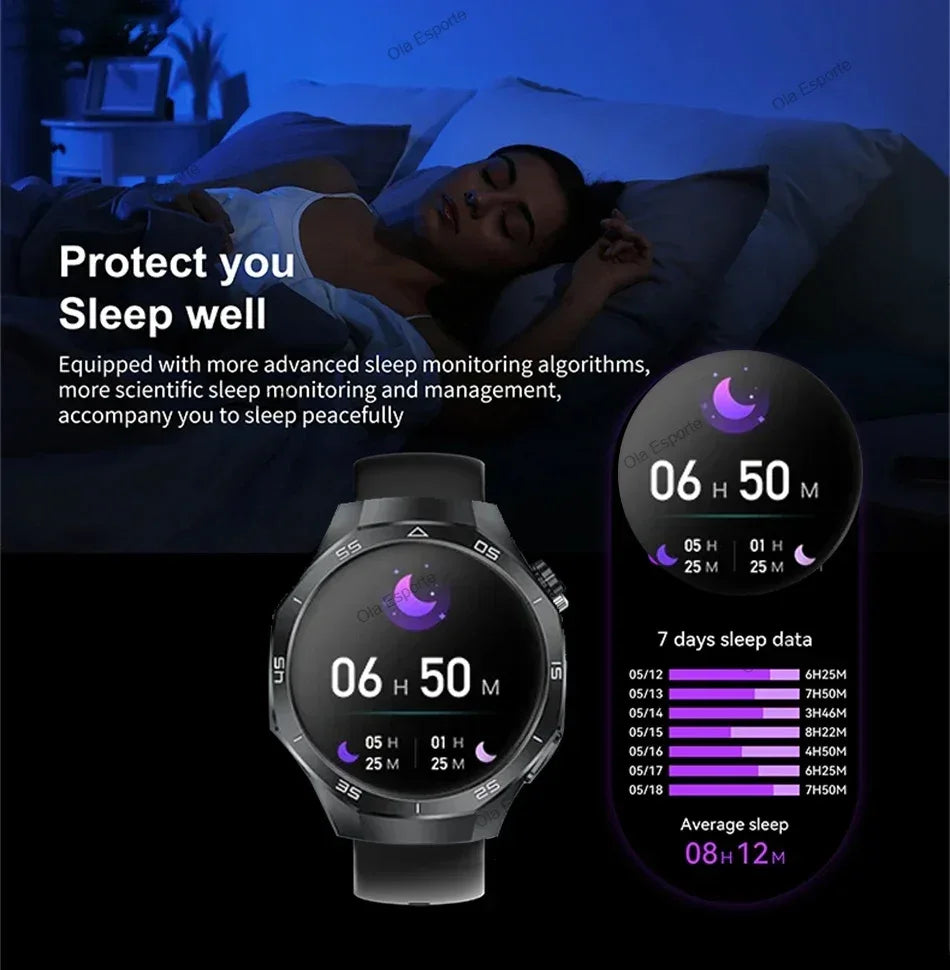 2026 Watch 5 Pro GPS Track Smart Watch Men 360*360 AMOLED Screen BT Call Fitness IP68 Waterproof Health Monitor Man Smartwatches - Wear444