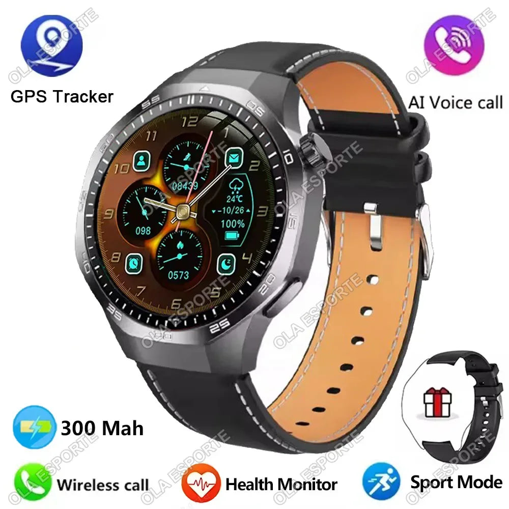 2026 Watch 5 Pro GPS Track Smart Watch Men 360*360 AMOLED Screen BT Call Fitness IP68 Waterproof Health Monitor Man Smartwatches - Wear444