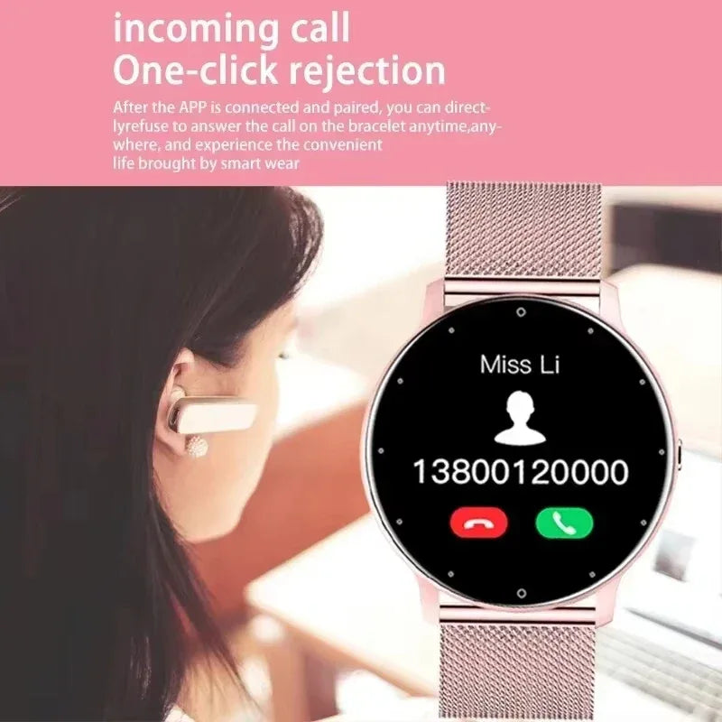 2025 New Lady Fashion Smart Watch women AMOLED HD Screen GPS Sport Heart Rate Bluetooth Call Waterproof Outdoor Smartwatch Women - Wear444