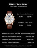 LIGE Men Watches Fashion Quartz Watch Tourbillon Clock Genuine Leather Waterproof Watch Men Military Wristwatch Man Reloj Hombre