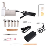 CHFL Instant Dreadlocks Hair Making Machine Easy DIY Semi-Automatic Dreadlock Machine for Long Human Hair EU Plug