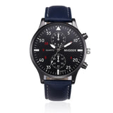 Top Brand Luxury Men's Watches Casual Leather Belt Analog Quartz Wrist Watches for Men Fashion Sports Male Clock Reloj Hombre