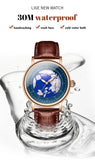 LIGE Quartz Man Watch Leather Fashion Luxury Watch for Men Military Casual Sports Outdoor Waterproof Wristwatch Reloj Hombre New