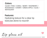 Hot Clear 6ml Crystal Jelly Moisturizing Lip Oil Plumping Lip Gloss Sexy Plump Lip Glow Oil Tinted Lip Plumper Lips Makeup