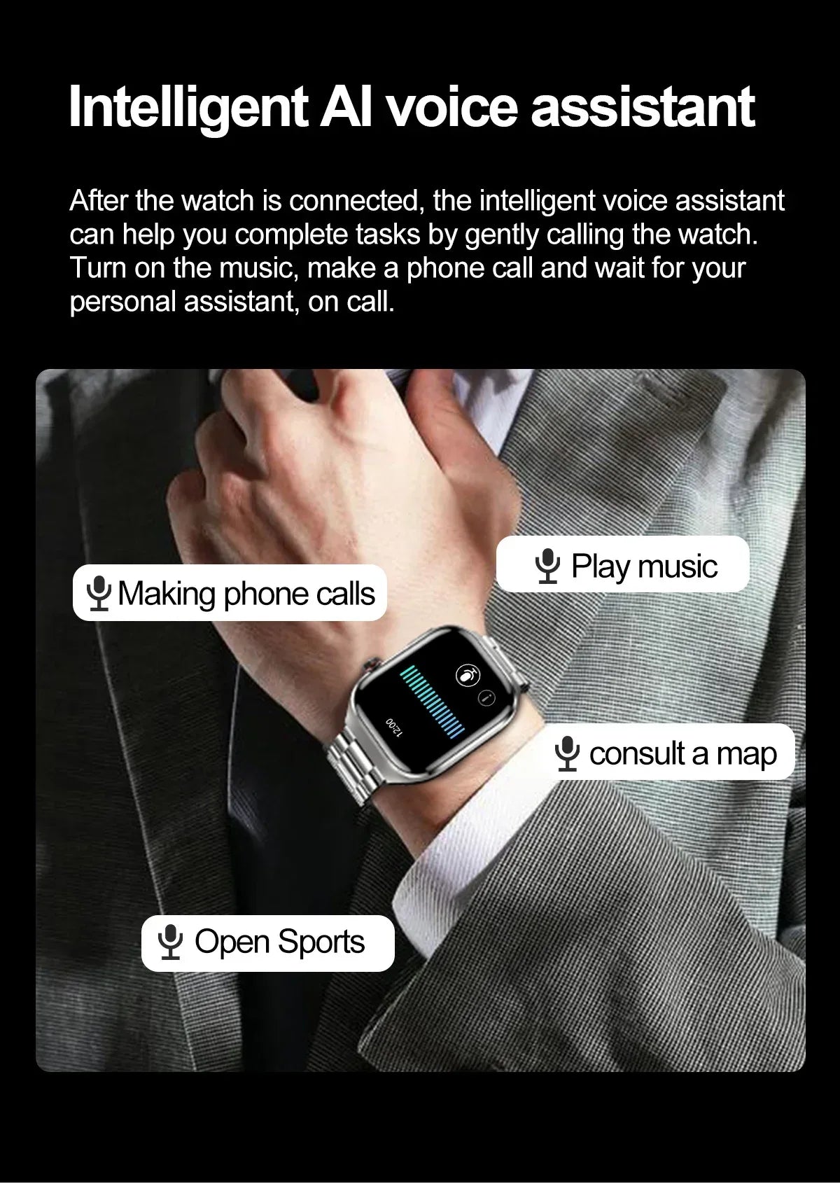 2025New Micro Physical Examination Smart Watch For Men Uric Acid Body Fat Five Organ Health Watches Bluetooth Call SmartBracelet - Wear444