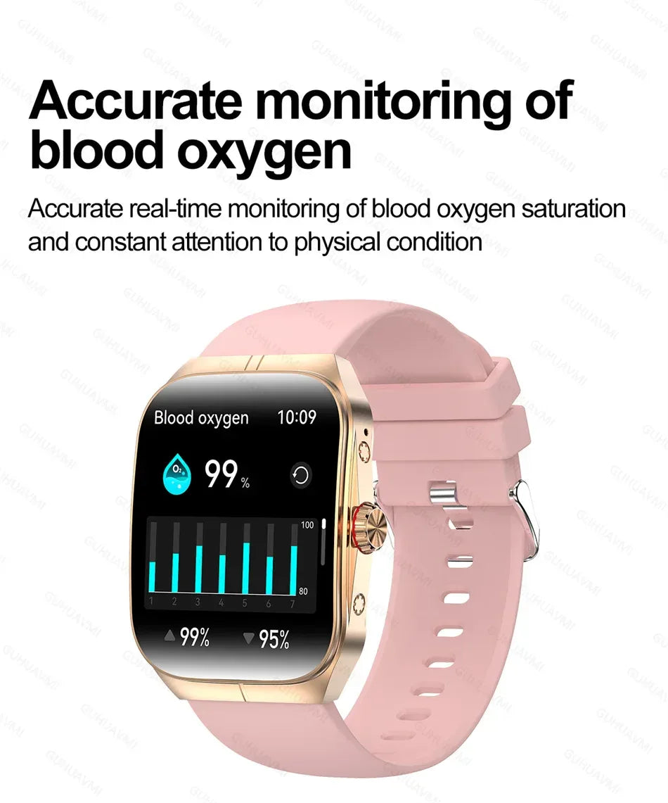 2025 NFC Smartwatch AMOLED Screen Always show Time Bluetooth Call Series 9 Clock Custom Dial Men Sport Health Women Smart Watch - Wear444