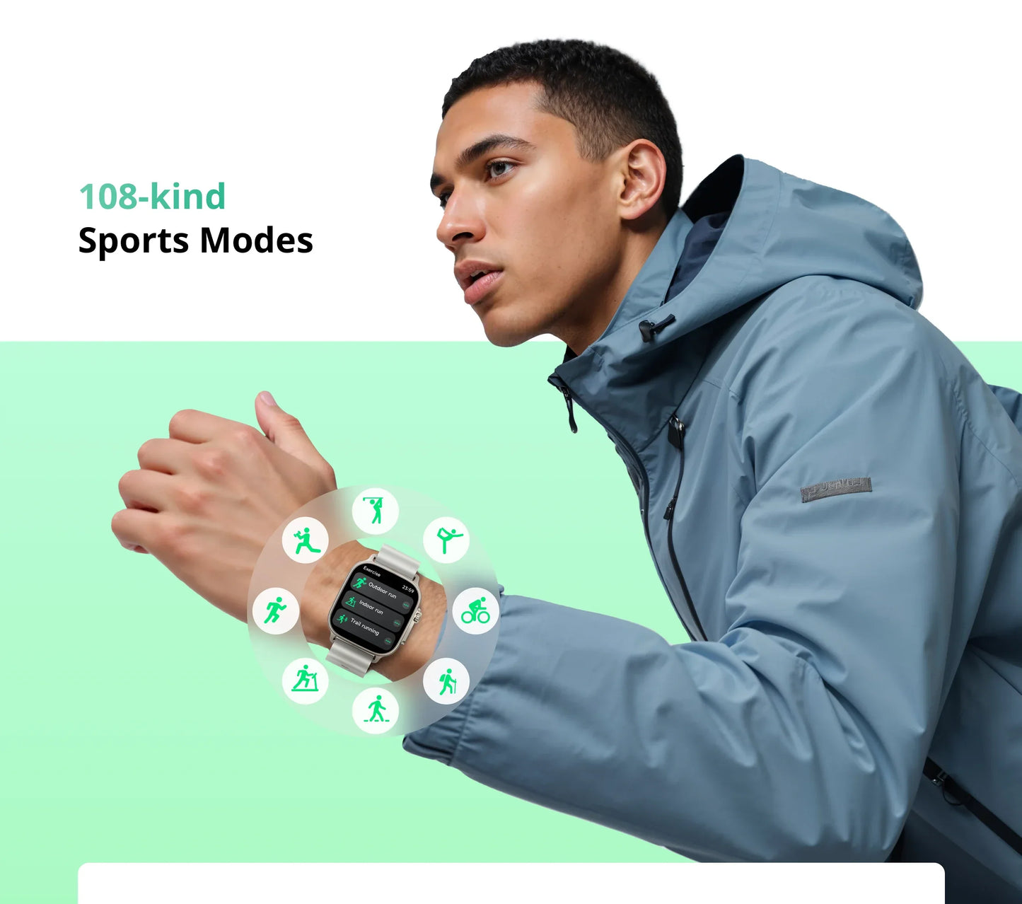 realme Watch 5 Smart Watch 1.97" 2D Flat AMOLED Display Compass & Independent GPS with 5 GNSS 14-day Battery Life NFC Card IP68 - Wear444