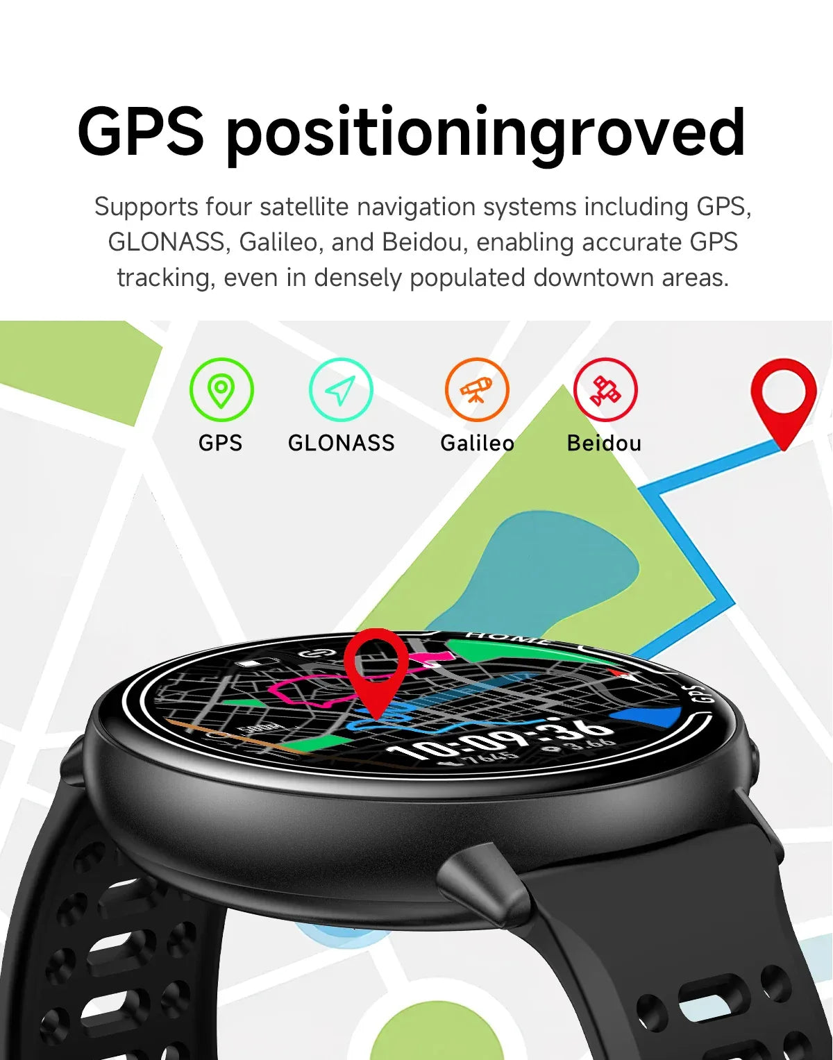 For Amazfit Active 2 GPS smartwatch for Men and Women, Ai GPT Amoled waterproof sports smartwatch Compass NFC BT call watch New - Wear444
