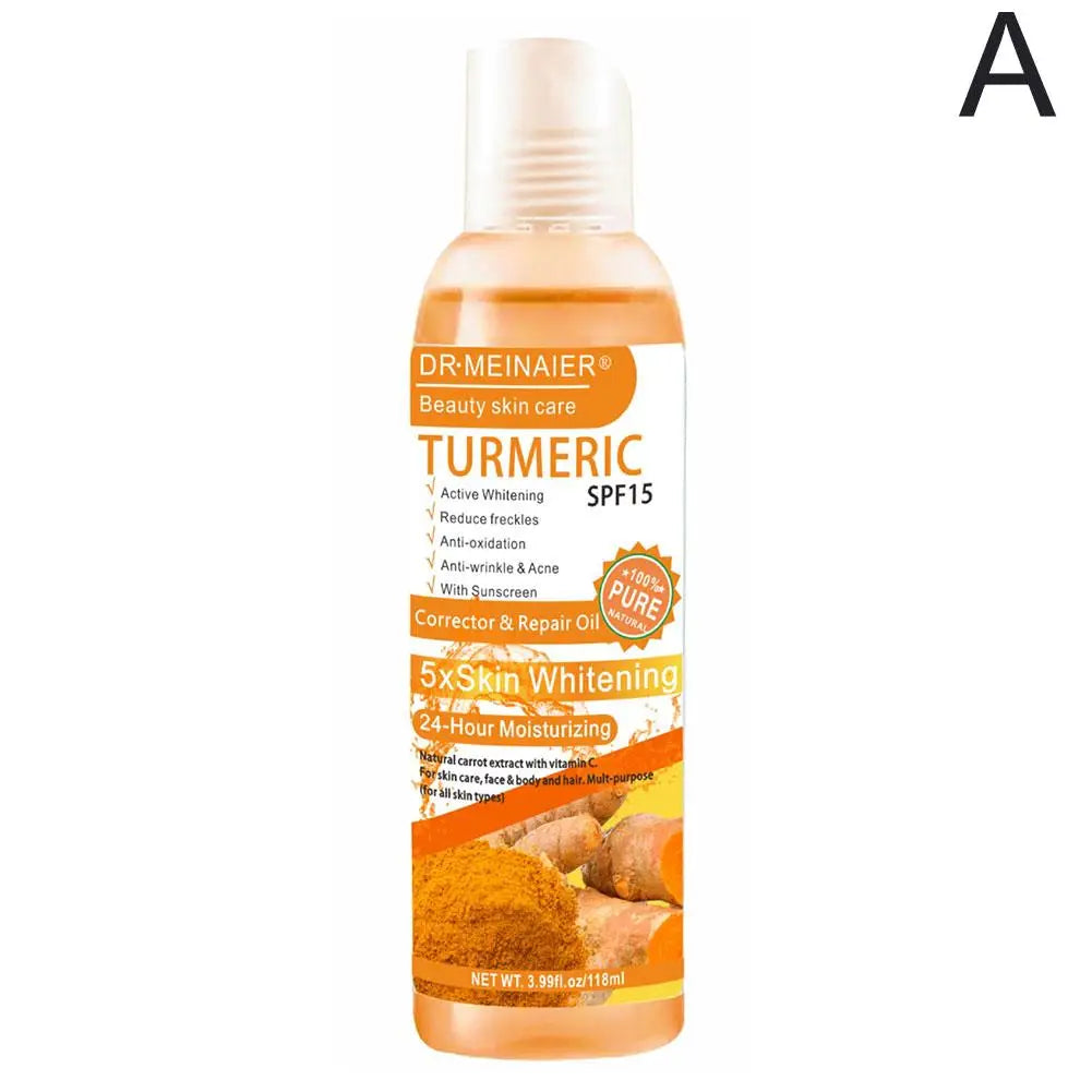3PCS Turmeric Essential Oil Facial Body Massage Moisturizing Diffuser Aromatherapy Face Body Care Smoothing Body face Skin Care